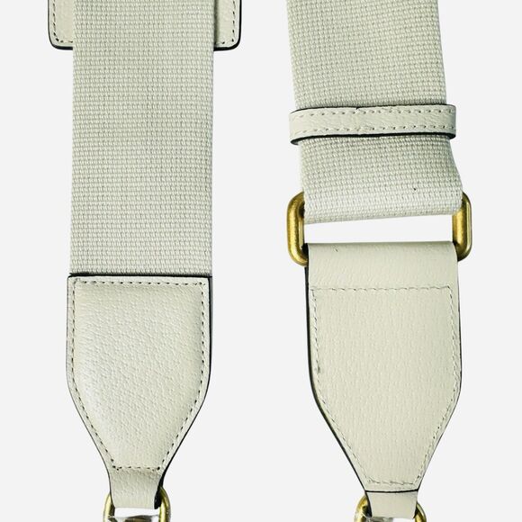 Unbranded Replacement Crossbody Shoulder Strap Web Canvas Ivory For Gucci Bags - Picture 4 of 10